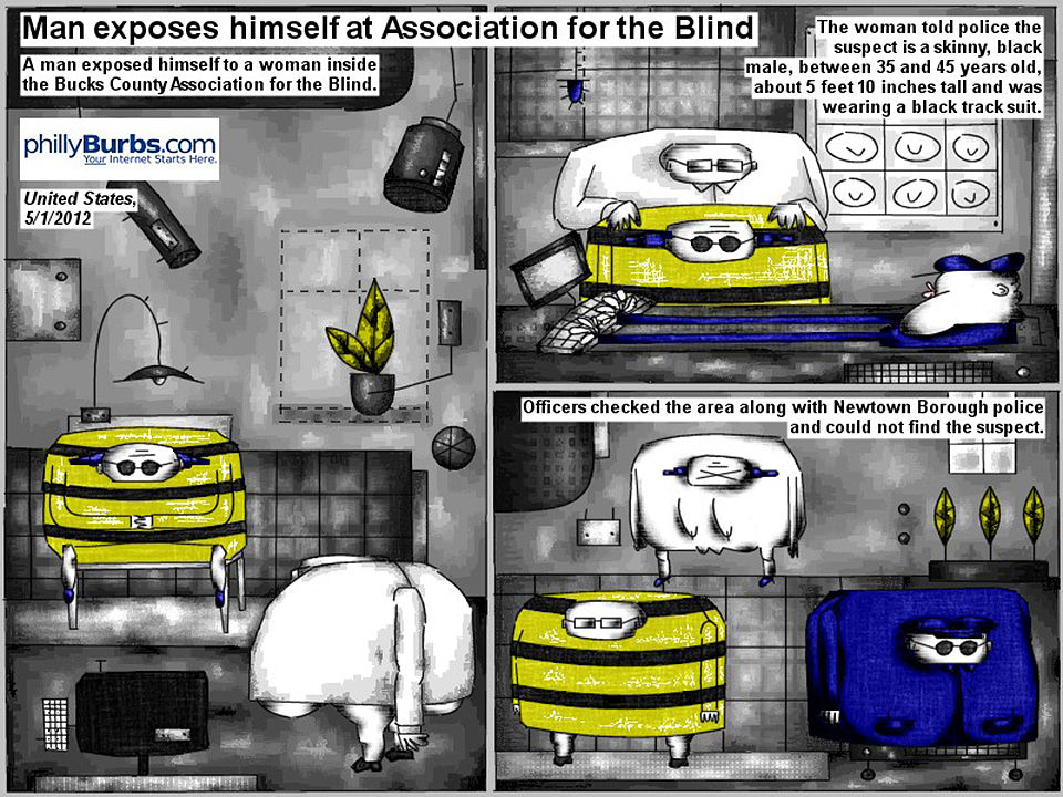 Bob Schroeder | Man exposes himself | Man exposes himself at Association for the blind