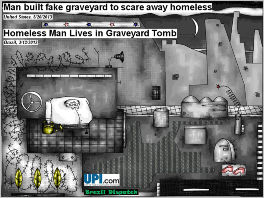 Bob Schroeder | Man built fake graveyard to scare away homeless | Preview