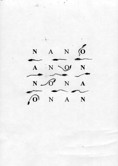 Ibovist | Nanoblatt 1 | NANO. ANON. NONA. ONAN
